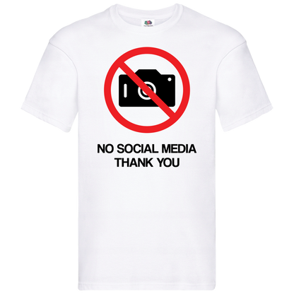 No Social Media Thank You